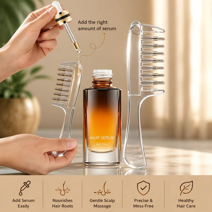 Scalp Oil Applicator Comb