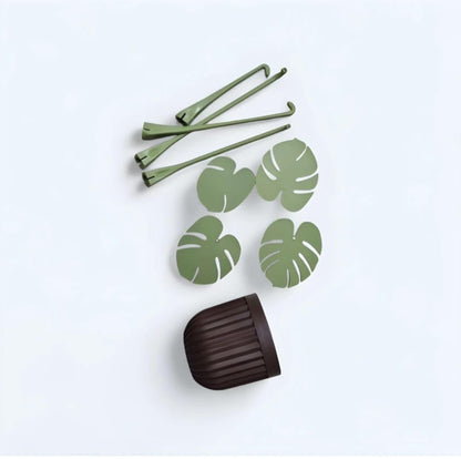 Magnetic Leaf Coaster Set