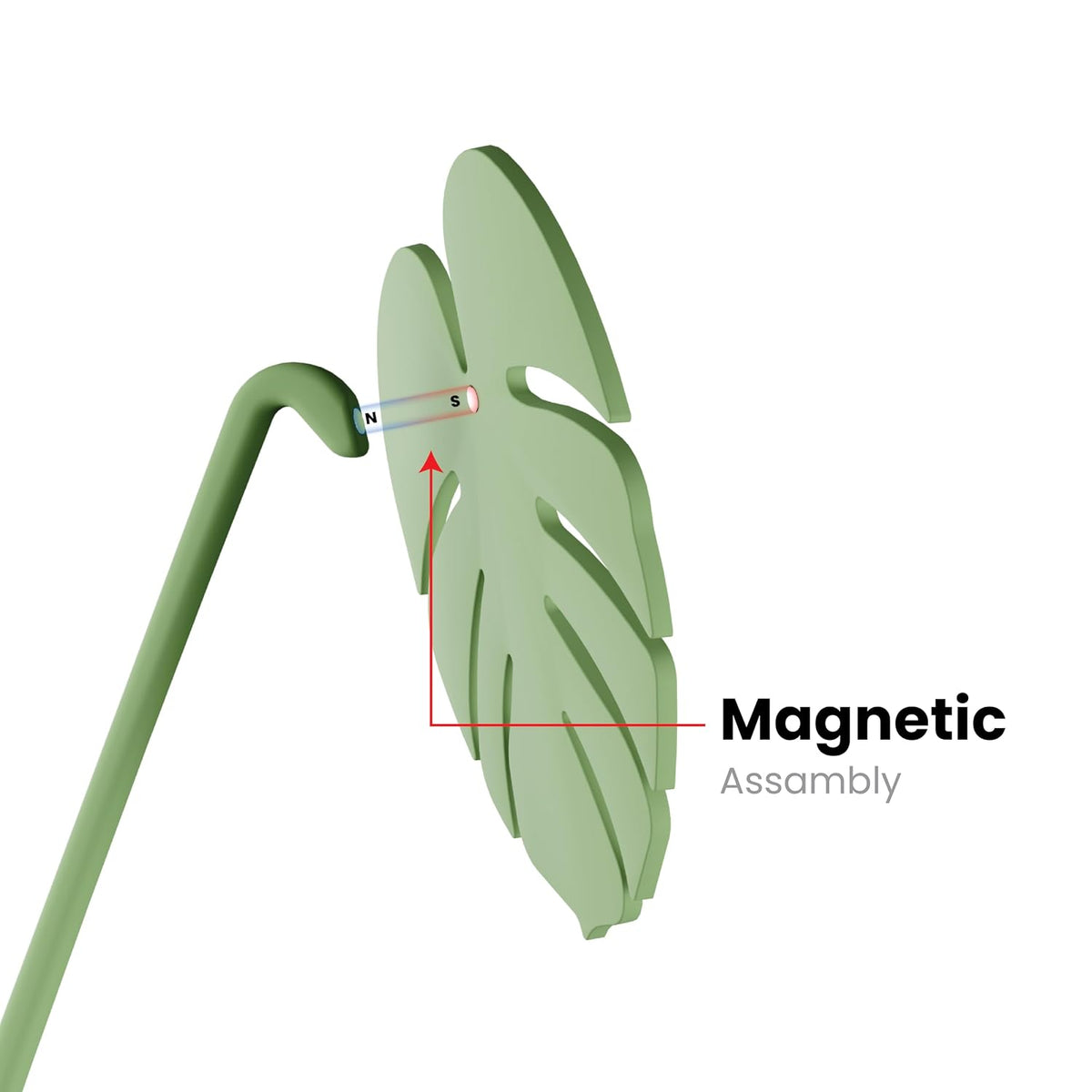Magnetic Leaf Coaster Set