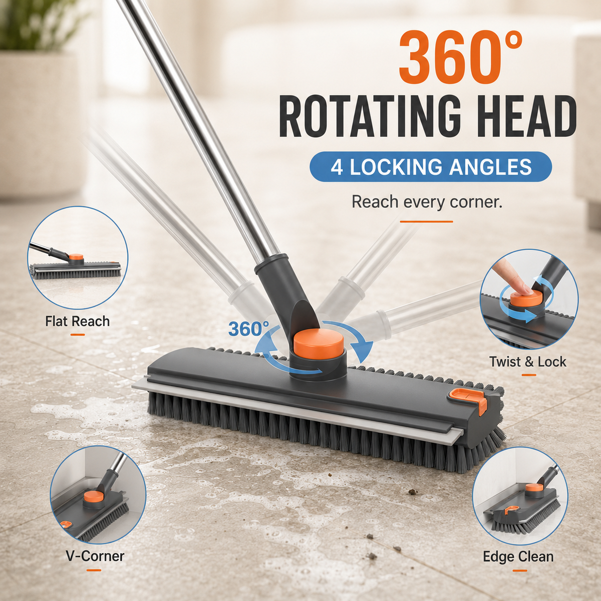 3-in-1 Floor Scrub