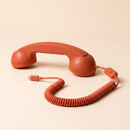 Retro Phone Headset USB-C