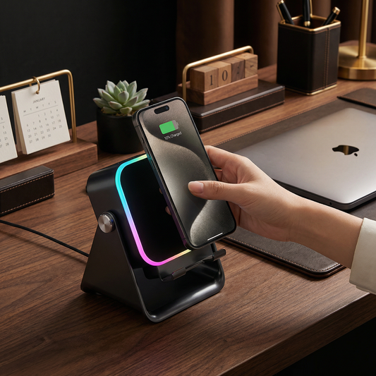Induction Speaker with Phone Stand