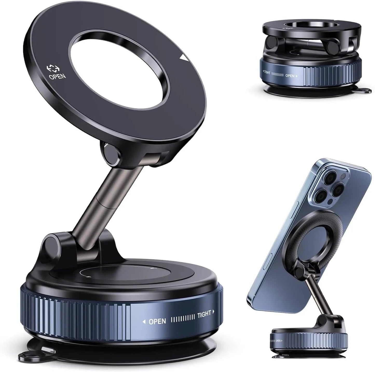 Magnetic Vacuum Phone Mount