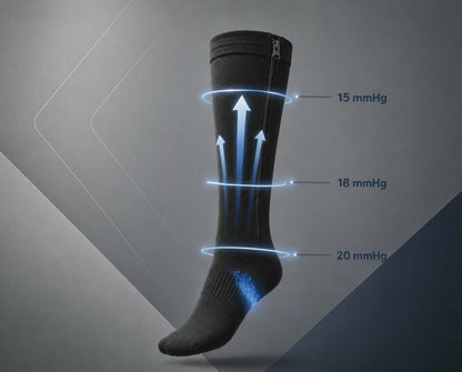 Zipper Compression Socks